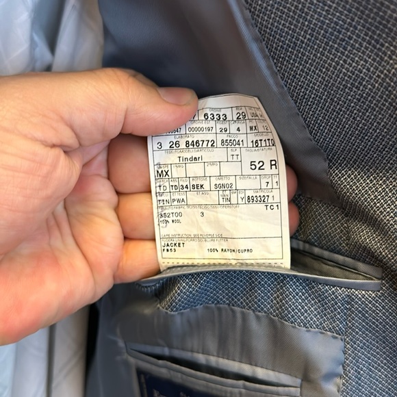 Ermenegildo Zegna Tindari Blue Wool Blazer - Picture 11 of 13